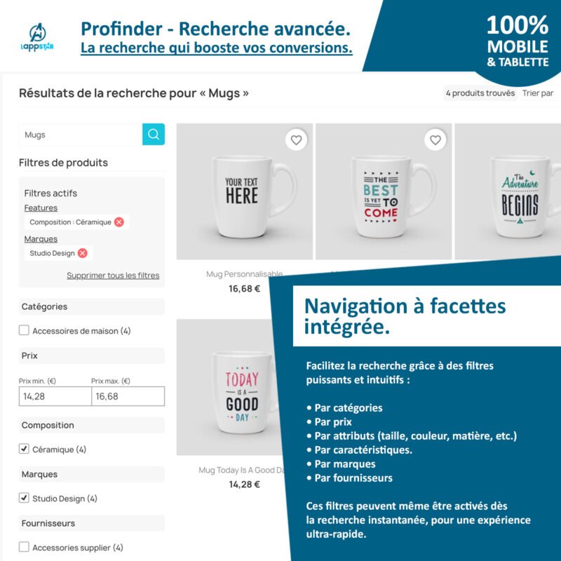 Boostez vos conversions sur PrestaShop avec Advanced Search – Profinder 4